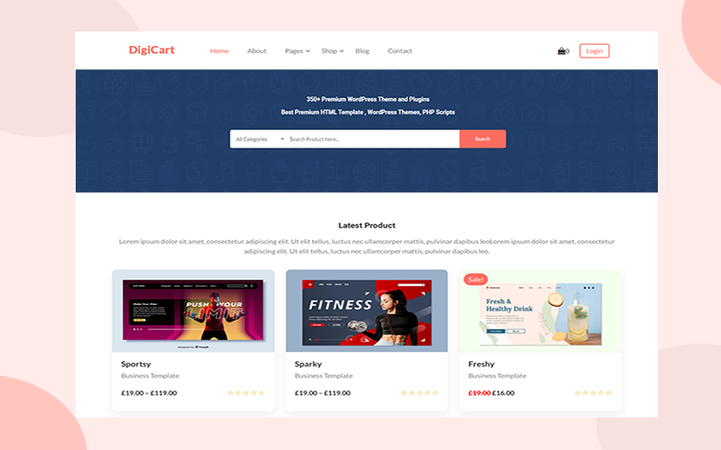 digicart Multivendor WordPress Theme