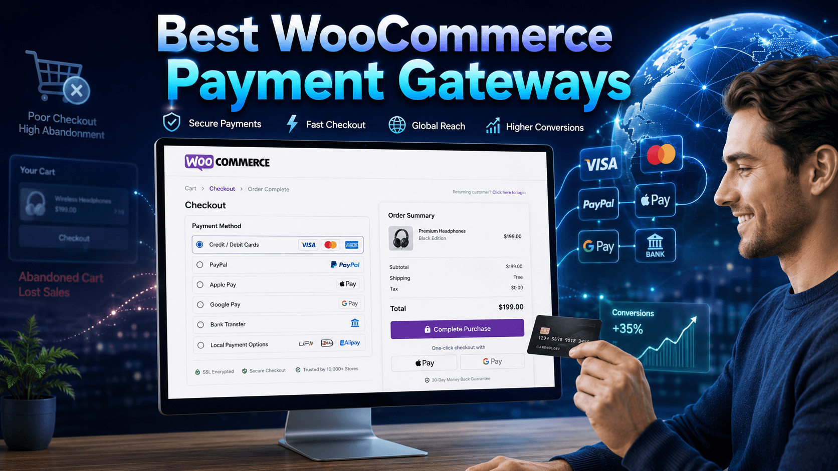 Best WooCommerce Payment Gateways compared by features pros cons and fits