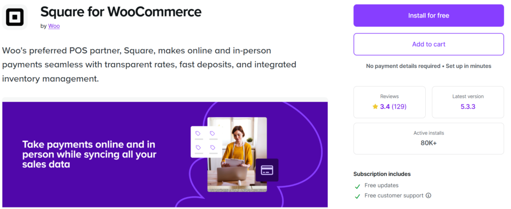 Best WooCommerce Payment Gateways in {{year}}(Compared by Fees, Features, and Fit) 6 Square as one of the best woocommerce payment processor
