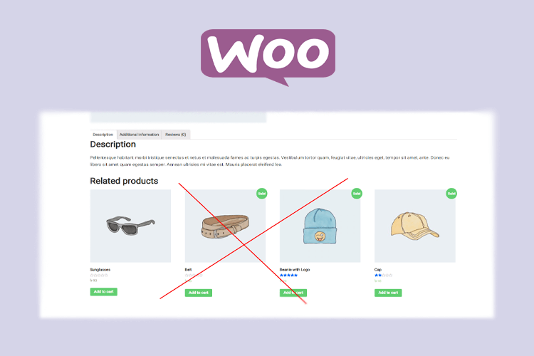 remove related product in woocommerce