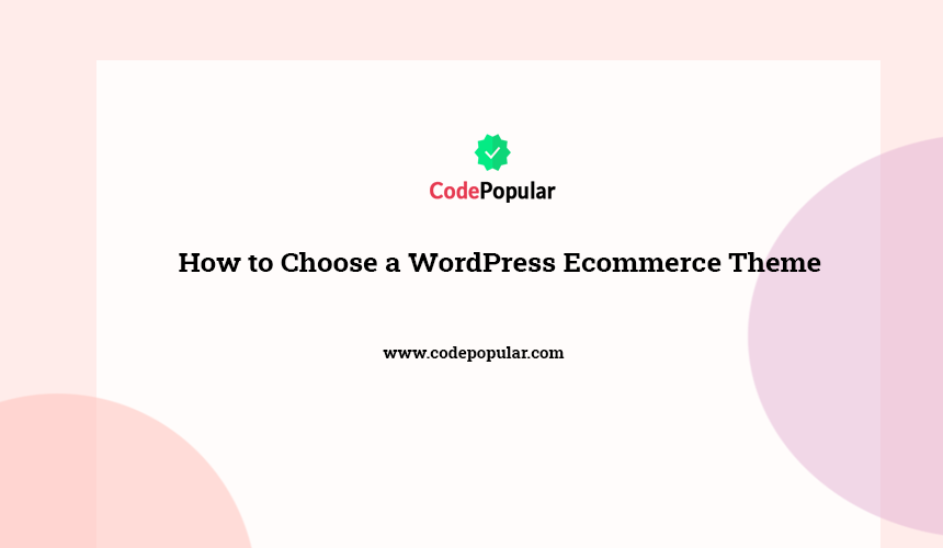 WordPress Ecommerce Theme