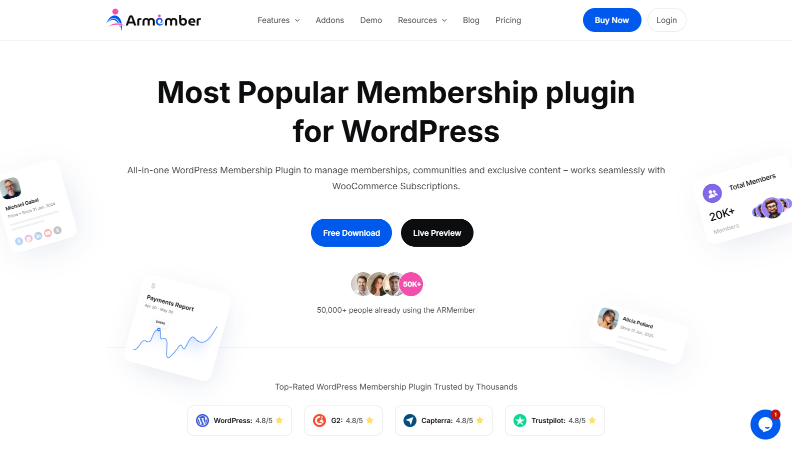 7 Best WordPress Plugins For Business Websites {{year}} 5 armember