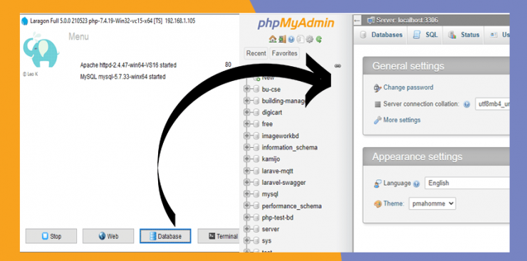 Install PHPMyAdmin in Laragon