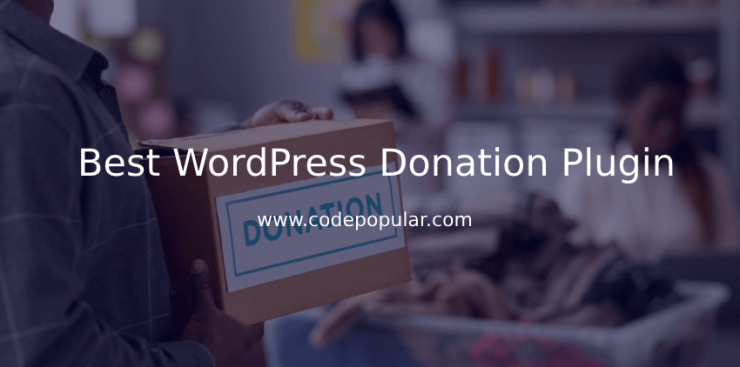WordPress donation plugin