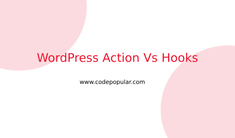 Difference Between Action And Filter In WordPress