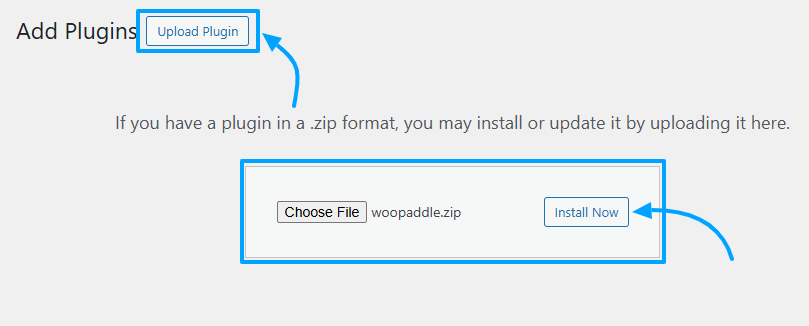Uplaod Woopaddle