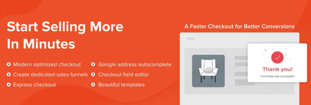 10 Fastest One Page Checkout for WooCommerce Plugins ({{year}} Edition) 11 Cartflows for one page WooCommerce checkout experience