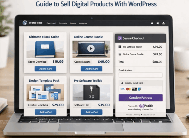 How to Sell Digital Products with WordPress