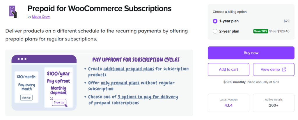 14 Best WooCommerce Recurring Payment Plugins for {{year}} 12 Prepaid for WooCommerce Subscriptions WooCommerce