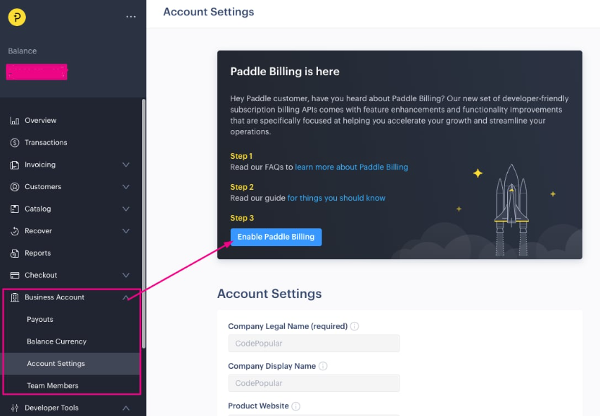 Migration from Paddle Classic to Paddle Billing: A Comprehensive Blueprint for {{year}} 3 Enable Paddle Billing from Paddle Dashboard