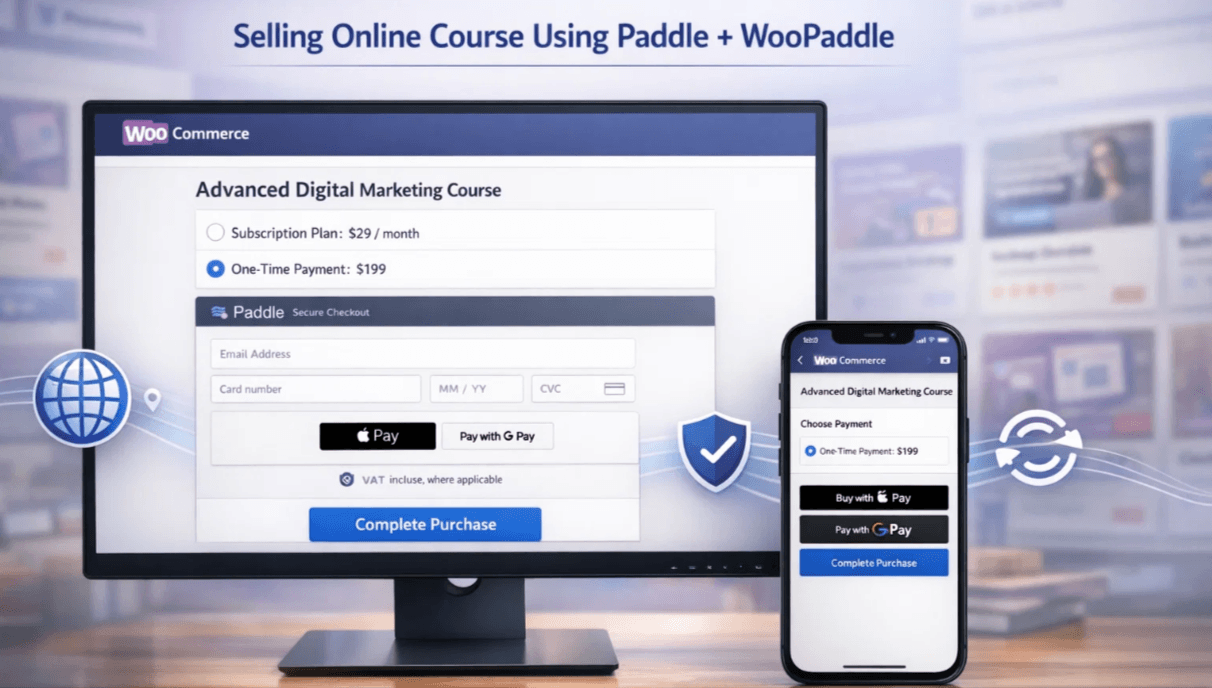 Start Selling Online Course with Paddle to Automate Your Taxes & Growth