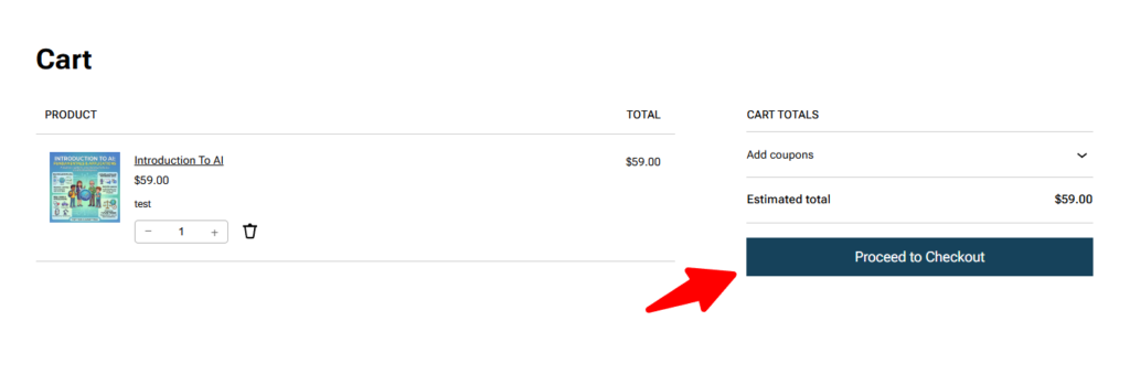 Start Selling Online Course with Paddle to Automate Your Taxes & Growth 20 Clicking Proceed to Checkout button