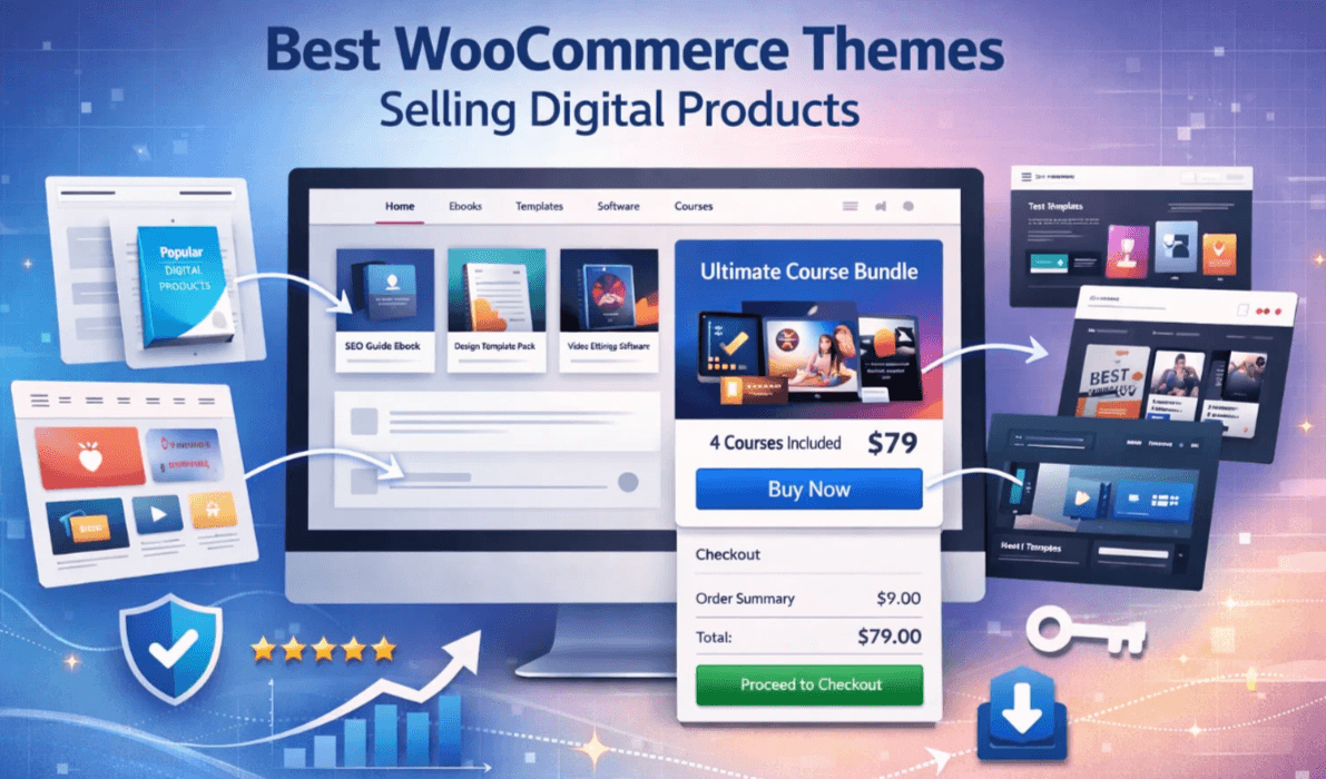 Best WooCommerce themes for selling digital products