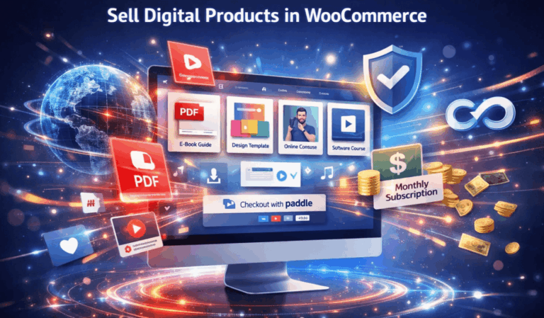 The Complete Guide to Sell Digital Products with WooCommerce Using Paddle 