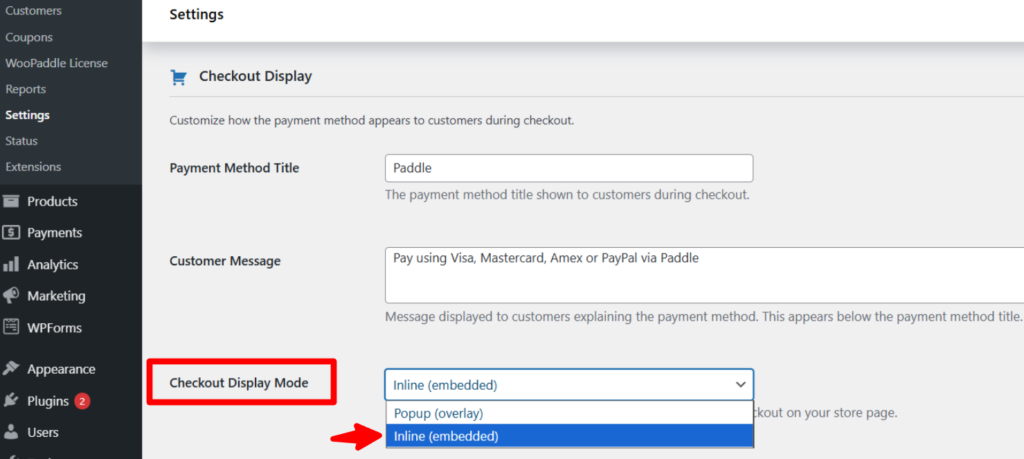 How to Setup WooCommerce Inline Checkout With WooPaddle 17 Enable inline checkout for your Woocommerce store