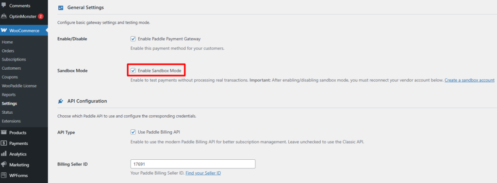 The Complete Guide to Sell Digital Products with WooCommerce Using Paddle 24 Activate woopaddle sandbox before going live to sell digital products with woocommerce
