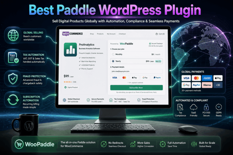 Best Paddle WordPress plugin for WooCommerce and all you need to know