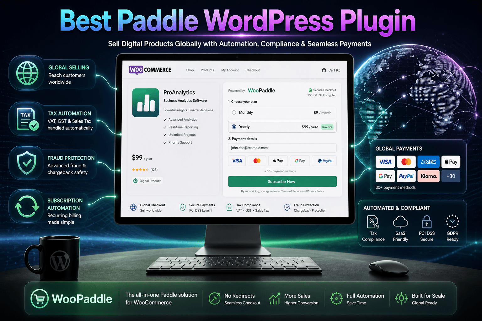 Best Paddle WordPress plugin for WooCommerce and all you need to know